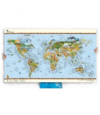 Carte du monde awesome map surftrip