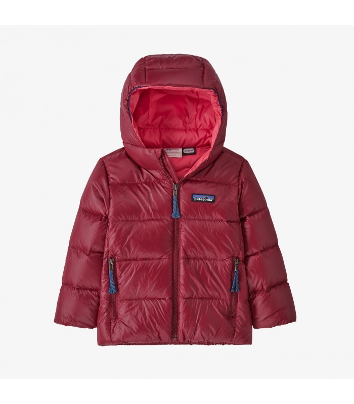 Doudoune enfant patagonia baby hi-loft down sweater hoody wax red - 2289