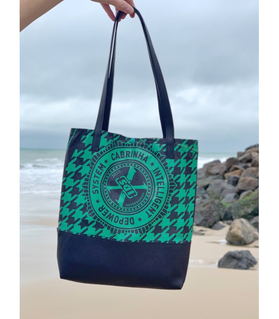 tote bag cab vert Marie Loup x One Life Surfshop