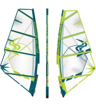 Voile de windsurf simmer blacktip team édition 2023