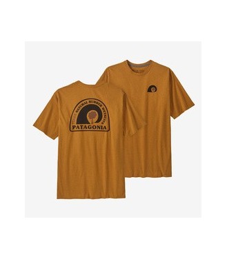 t-shirt patagonia M's Rubber Tree Mark Responsibili- Tee dried mango