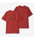 t-shirt patagonia M's Spoke Stencil Responsibili-Tee brul red
