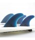Dérives de surf FCS II Performer Neo Glass Medium Pacific Tri Fins