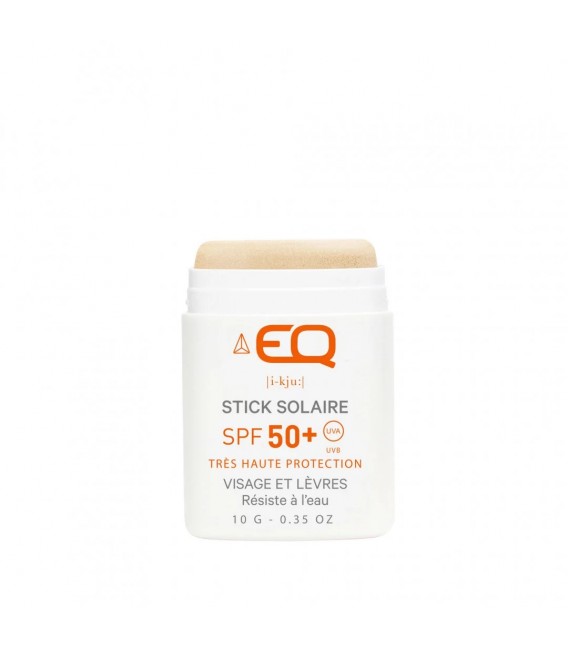 Stick solaire Eq Love SPF50+ doré pailleté 