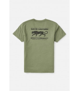 T-shirt Katin USA Stalk tee olive sand wash