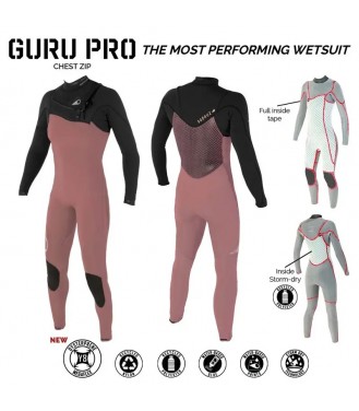 Combinaison Sooruz fullsuit women 5/4/3 cz guru pro oysterpreneold rose