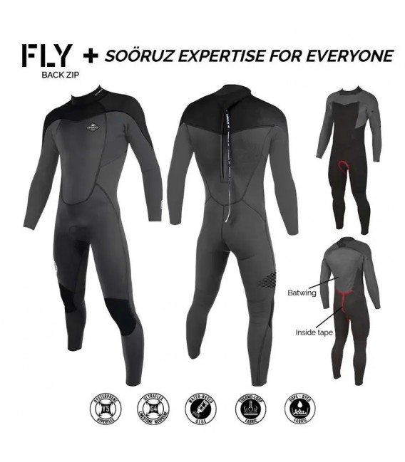 Combinaison Sooruz homme fly + 5/4 back zip