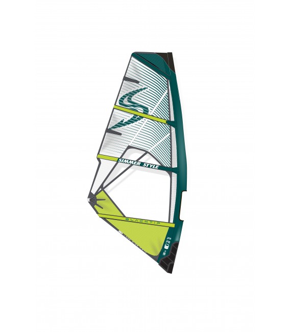 Voile de windsurf Simmer blacktip 2025 white