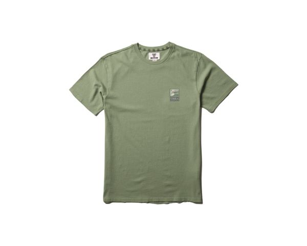 T-shirt Vissla Peaky SS Tee vert