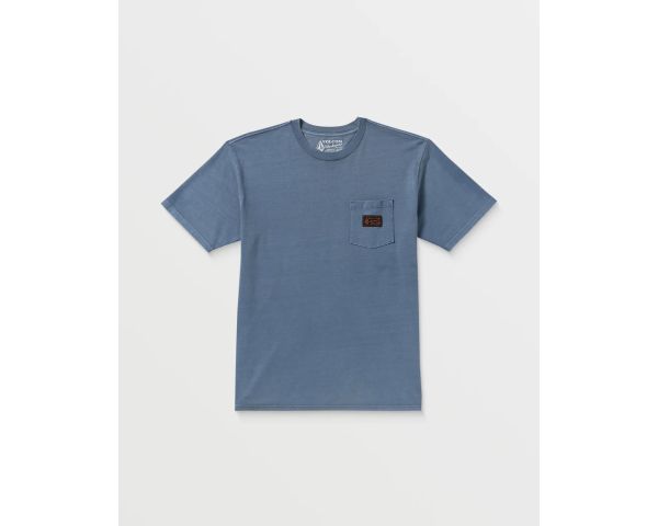 T-shirt Volcom workwear certified pocket SST blue wash