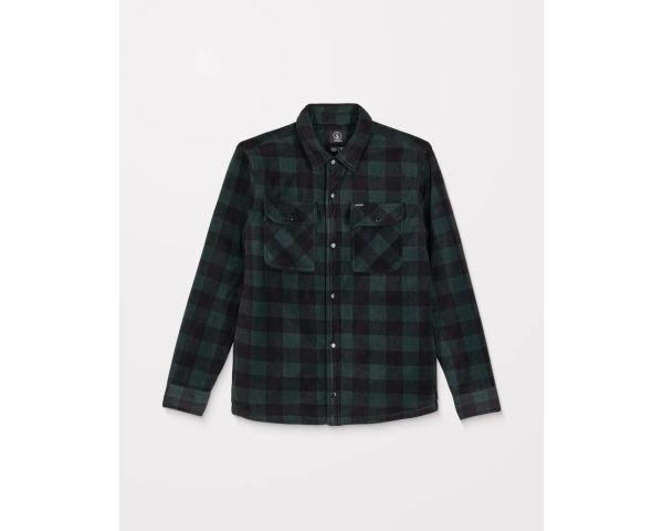 Surchemise en polaire Volcom Bowered fleece LS scarab