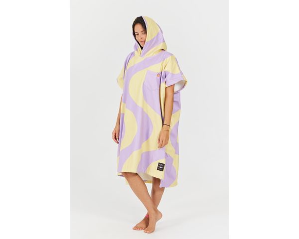 Poncho After Essentials swim Club - ONDULATIONS - PURPLE