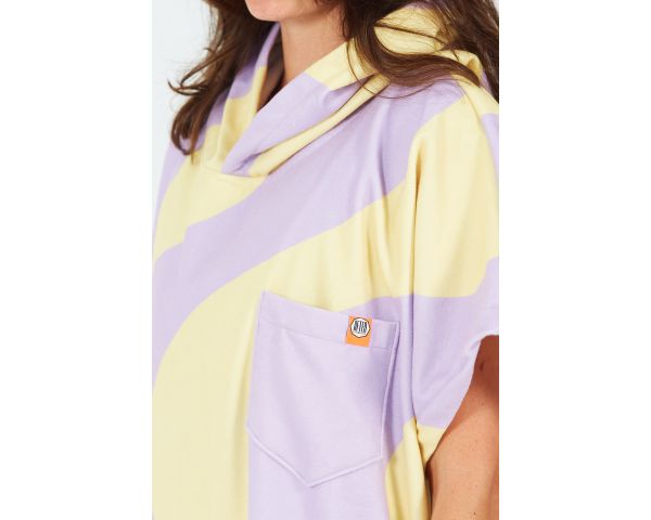 Poncho After Essentials swim Club - ONDULATIONS - PURPLE
