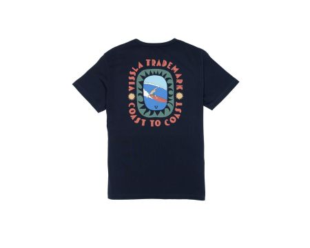 T-Shirt Vissla Coast to Coast Eco SS Tee noir