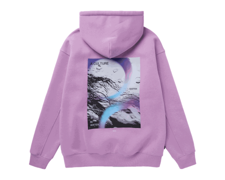 Sweat Mystic whirl hood pink/purple