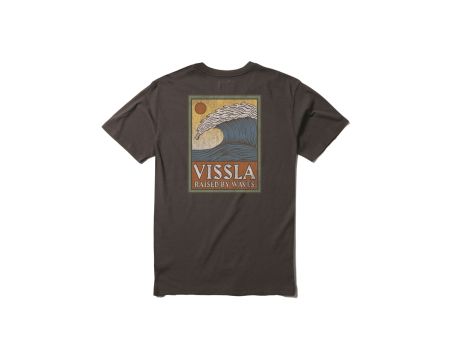 T-shirt Vissla Peaky SS Tee noir