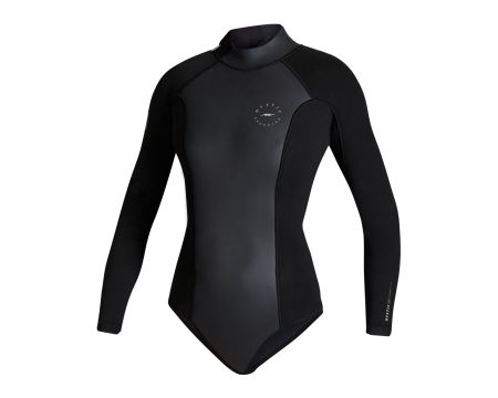 Combinaison sway Longarm Super Shorty 2/2mm back zip black series noir 2022