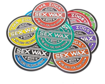 Sticker sex wax circular logo moyen 7"