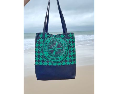 Sac tote bag cab vert Marie Loup x One Life Surfshop