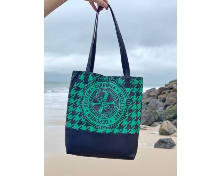 Sac tote bag cab vert Marie Loup x One Life Surfshop