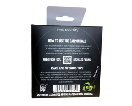 Nettoyant wax cannon ball wax remover