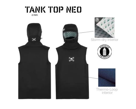 Top cagoule neoprene sooruz tank top men hoodneo