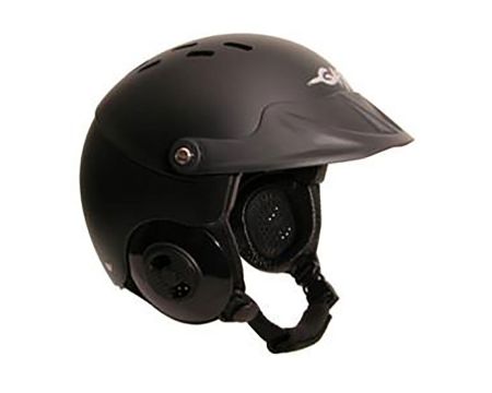 Casque gath gedi black avec visière