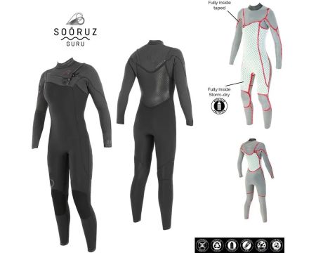 combinaison Sooruz fullsuit women 5/4 CZ guru oysterprene