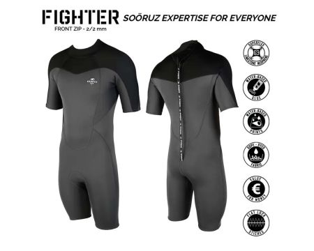 Combinaison shorty Sooruz fly 2/2 back zip