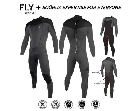 Combinaison Sooruz homme fly + 5/4 back zip