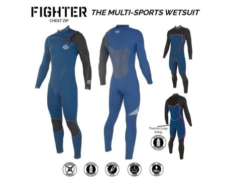 Combinaison Sooruz fighter 5/4/3 chest zip 2024 navy