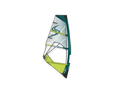 Voile de windsurf Simmer blacktip 2025 white / bold yellow