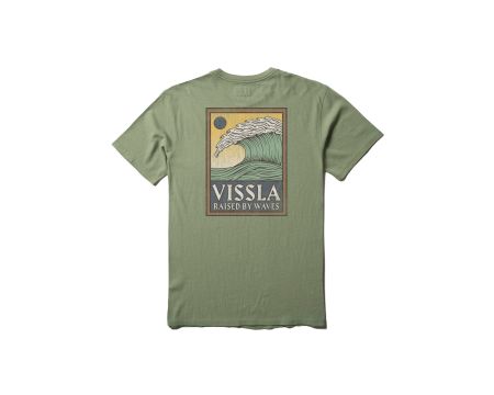 T-shirt Vissla Peaky SS Tee vert