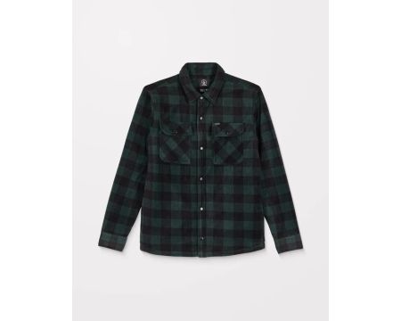 Surchemise en polaire Volcom Bowered fleece LS scarab