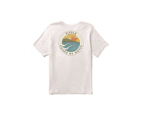 T-Shirt Vissla Coastliner Kids Tee-WHT