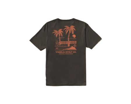 T-Shirt Vissla Creatures Organic Tee noir
