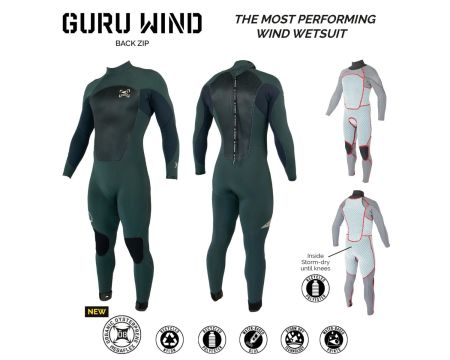 Combinaison Sooruz Fullsuit Men 4/3 back zip guru wind Oysterpren army