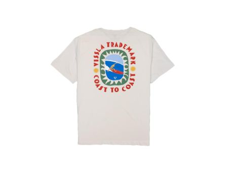T-Shirt Vissla Coast to Coast Eco SS Tee blanc