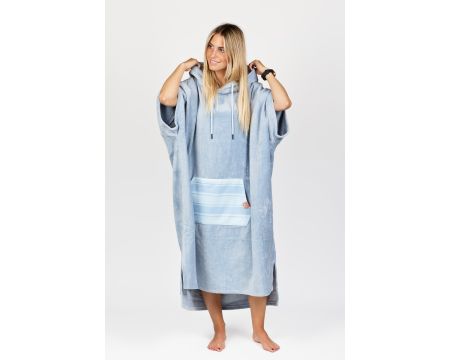 Poncho After Essentials High End - Bleached Blue