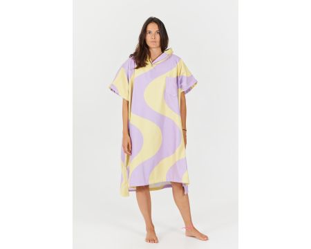 Poncho After Essentials swim Club - ONDULATIONS - PURPLE