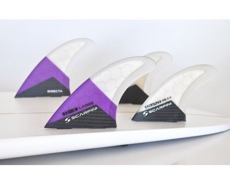 Dérives de surf Scarfini Directa carbon base quad set L