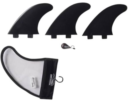Dérives de surf Surfsystem set de 3 avec pochette et clé
