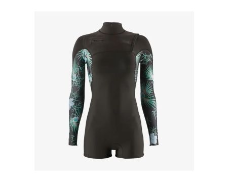 Combinaison Patagonia R1 lite yulex front zip long sleeves spring suit bayou 2021