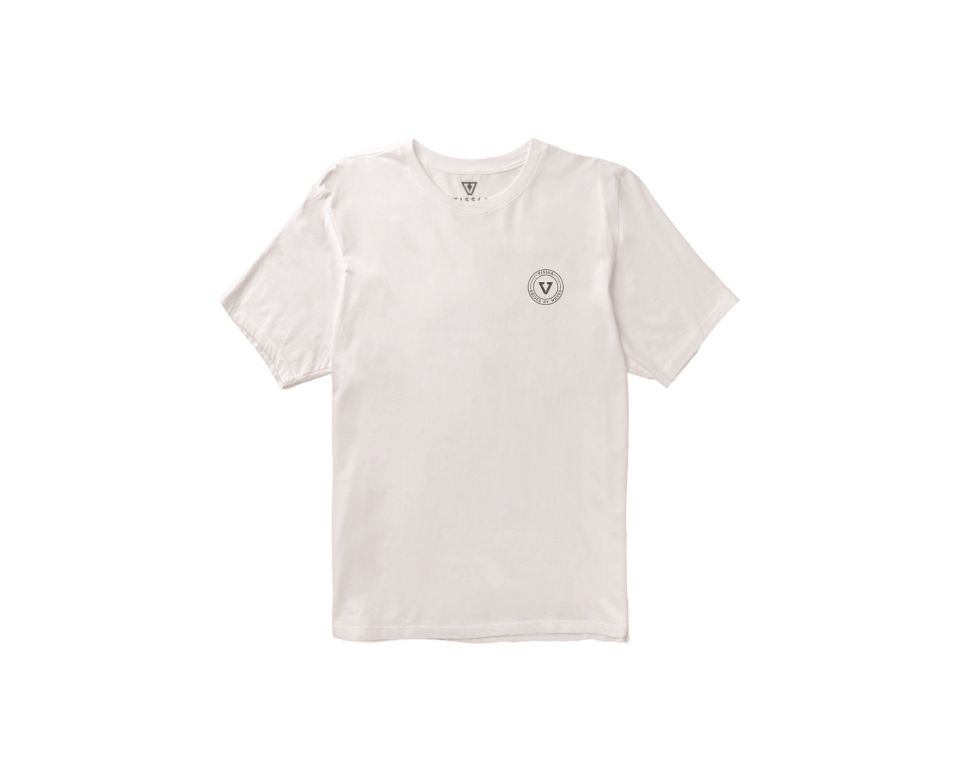 T-Shirt Vissla Coastliner Kids Tee-WHT