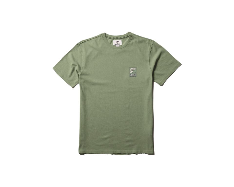 T-shirt Vissla Peaky SS Tee vert
