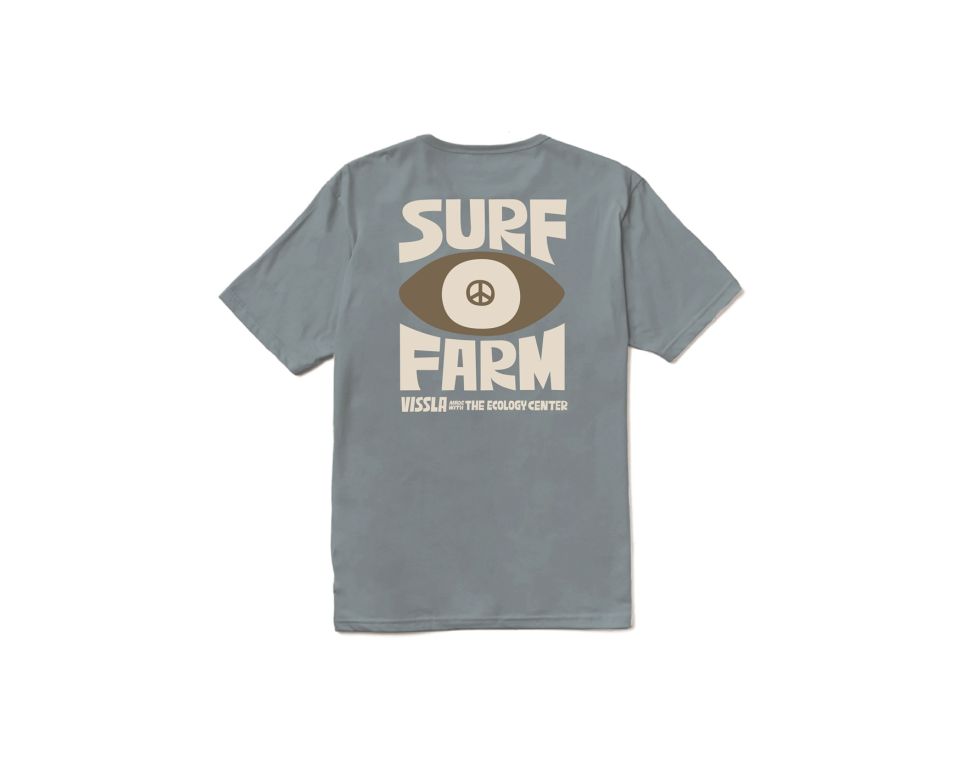 T-shirt Vissla TEC Farm Organic Tee-BHZ