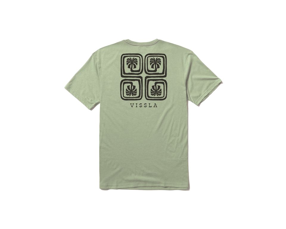 T-shirt Vissla Lost Coast Comp Lite Eco Drirelease Tee-LSH