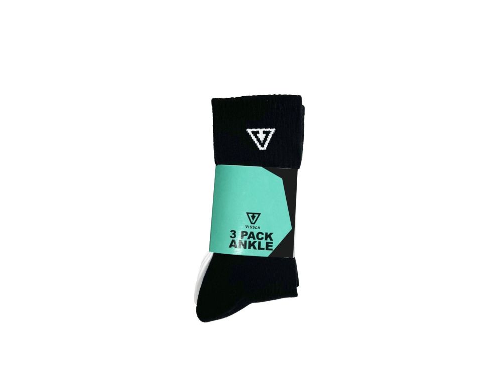 Chaussettes Vissla Logo Sock 3 Pack-AST