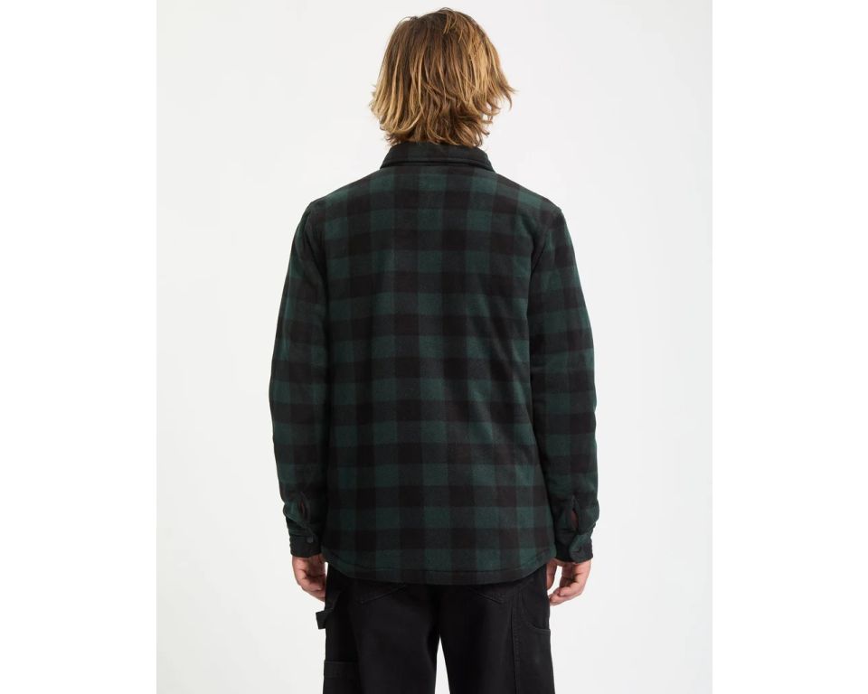 Surchemise en polaire Volcom Bowered fleece LS scarab