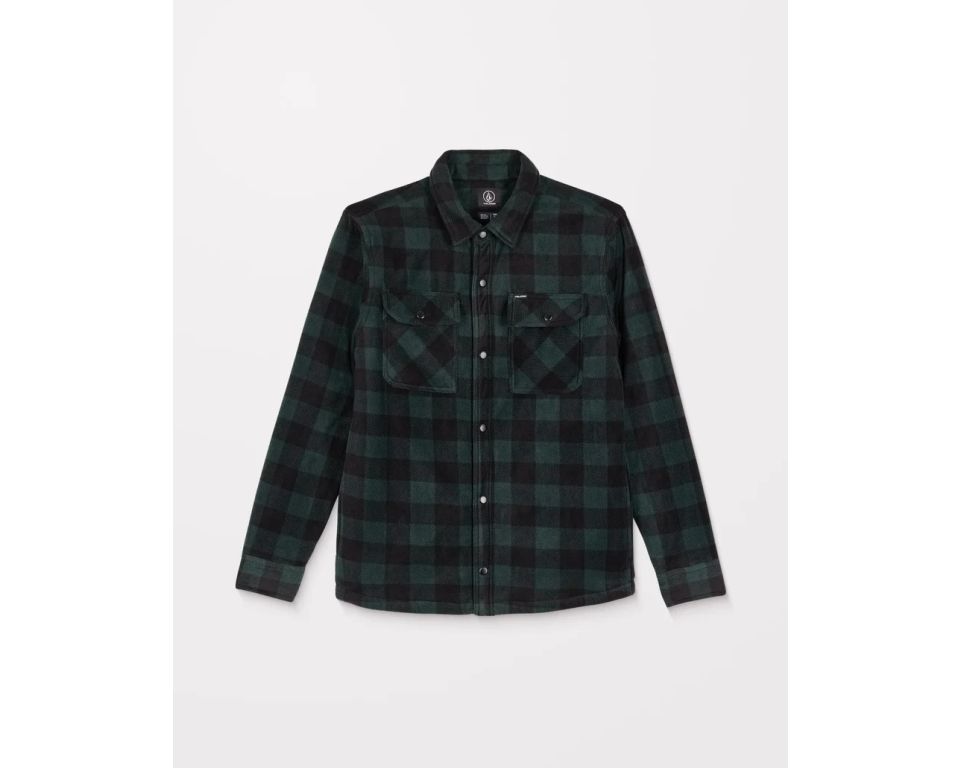 Surchemise en polaire Volcom Bowered fleece LS scarab